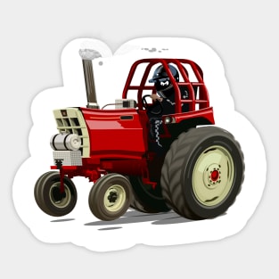 Cartoon tractor Sticker